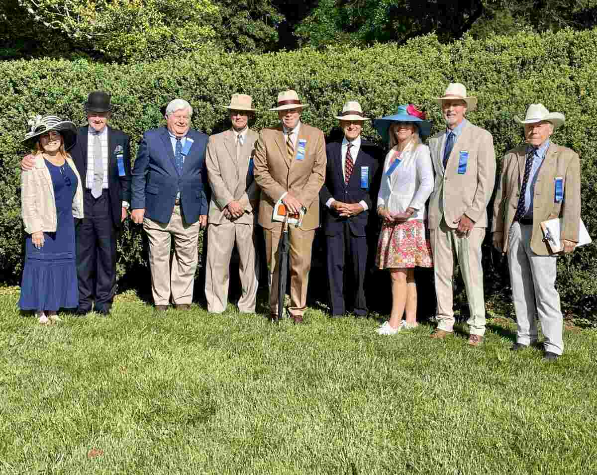 Group of judges from 2024 Virginia Foxhound Club Hound Show