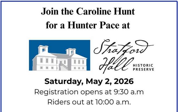 hunter pace info for caroline hunt at stratford hall